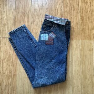 One Of A Kind: Rio Vintage 80's Desdstock High Waisted Fold Over Jeans Size 11